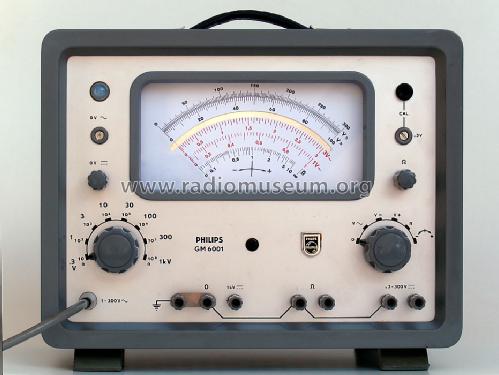 Universal-Röhrenvoltmeter GM6001; Philips; Eindhoven (ID = 234197) Equipment