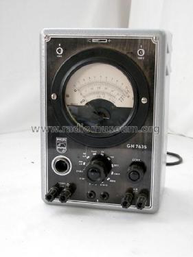 Vacuum Tube Multimeter GM7635/01; Philips; Eindhoven (ID = 484016) Equipment