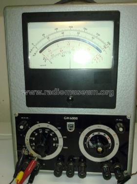 Vacuum Tube Voltmeter GM6008; Philips; Eindhoven (ID = 1012954) Equipment