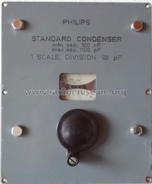 Variable standard capacitor GM4353; Philips; Eindhoven (ID = 1654322) Equipment