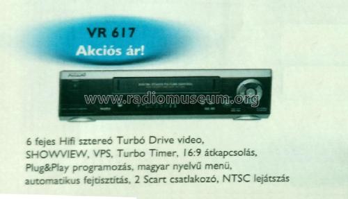 VHS HiFi Stereo VR617; Philips; Eindhoven (ID = 2577118) R-Player