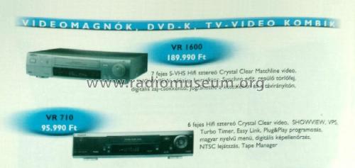 VHS HiFi Stereo VR710; Philips; Eindhoven (ID = 2577042) R-Player