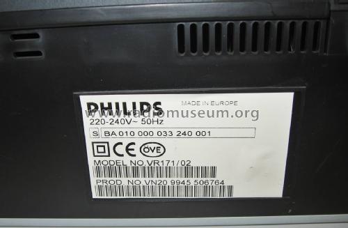 VHS-Videorecorder VR171/02; Philips; Eindhoven (ID = 2384430) R-Player