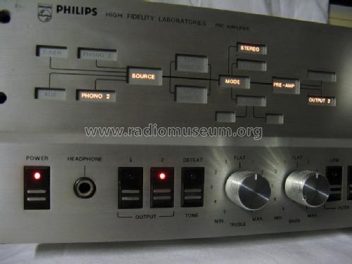 High Fidelity Laboratories Pre-Amplifier 572 22AH572 /00 /44; Philips USA (ID = 421335) Ampl/Mixer