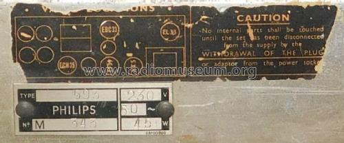 593; Philips Electrical (ID = 2310338) Radio