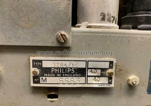 178A /15; Philips Electrical, (ID = 2718816) Radio