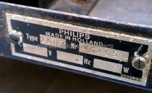 2607; Philips Electrical, (ID = 2131201) Radio
