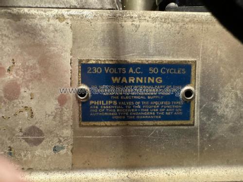 Radioplayer P636 ; Philips Electrical (ID = 3034587) Radio