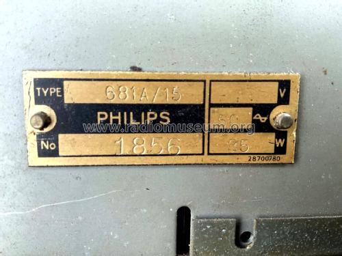 681A/15; Philips Electrical, (ID = 2927066) Radio