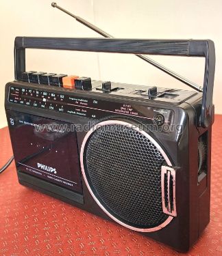 AC-DC Operation-Radio Cassette Recorder D7180/70R; Philips Electrical (ID = 3258744) Radio