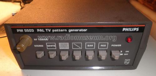 PAL TV Pattern Generator PM5503 G; Philips Electrical, (ID = 2486187) Equipment