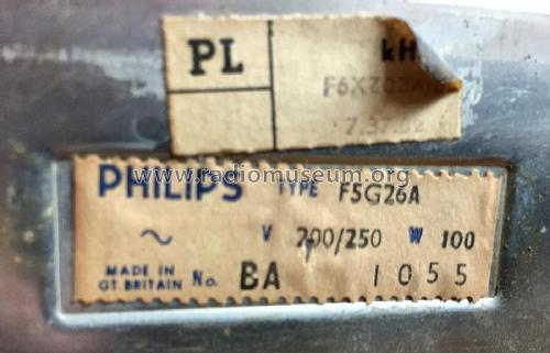 Radiogram F5G26A; Philips Electrical, (ID = 2544252) Radio