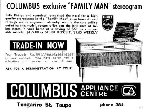 Solid State 'Family Man' Stereogram ; Philips Electrical (ID = 3173977) Radio