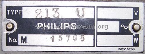 Superinductance 213U ; Philips Electrical, (ID = 2533573) Radio