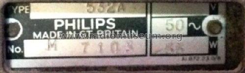 Table Radiogram 532A; Philips Electrical, (ID = 2289537) Radio