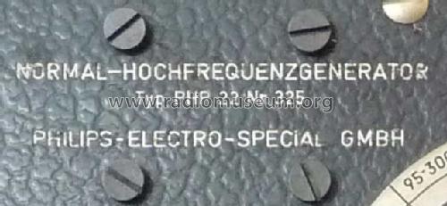 Normal Hochfrequenzgenerator - Meßsender PHP22; Philips Electro (ID = 1524283) Ausrüstung