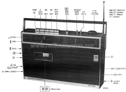 Radiorecorder 22RR425 /00R; Philips Electronics (ID = 1908540) Radio