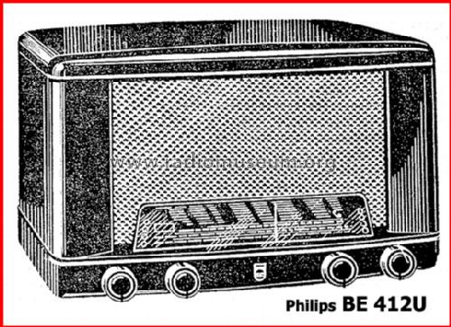 BE-412-U; Philips Ibérica, (ID = 113621) Radio