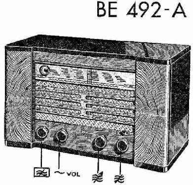 BE-492-A; Philips Ibérica, (ID = 231683) Radio
