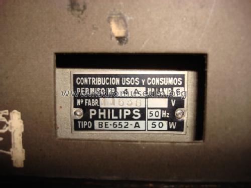 BE-652-A; Philips Ibérica, (ID = 327880) Radio