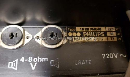 10RB960 /40; Philips Finland - (ID = 2676739) Radio