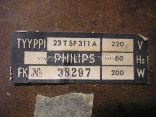23-TSF-311 A; Philips Finland - (ID = 1229158) Televisión