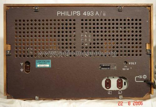 493A/II; Philips Finland - (ID = 246901) Radio