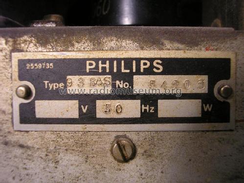 938AS; Philips Finland - (ID = 1334274) Radio