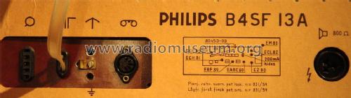 B4SF13A; Philips Finland - (ID = 237349) Radio