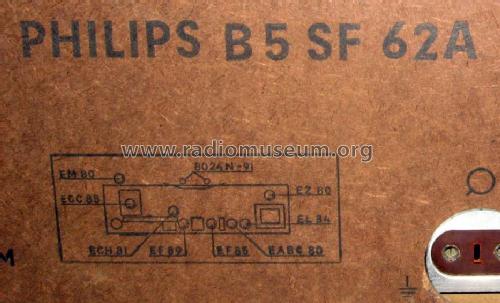 B5SF62A; Philips Finland - (ID = 1069456) Radio