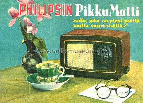 Pikku Matti 203U; Philips Finland - (ID = 2029542) Radio