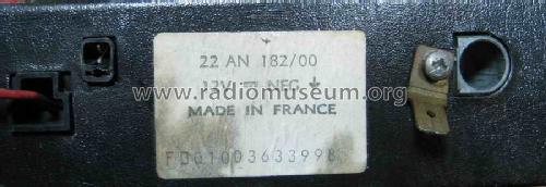 22AN182 /00; Philips France; (ID = 1608559) Car Radio