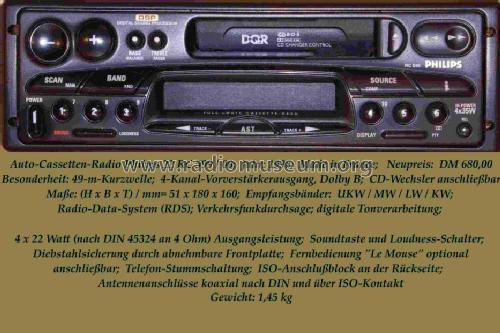 22RC599 /00; Philips France; (ID = 936969) Car Radio