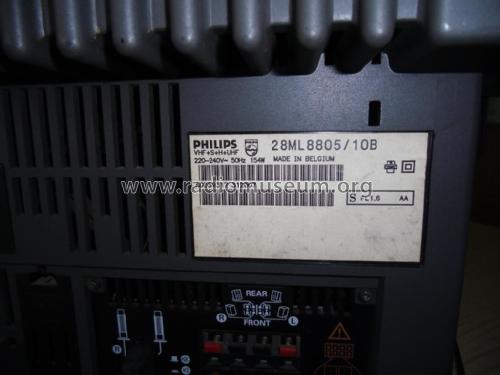 28ML8805/10B; Philips Belgium (ID = 2050776) Television