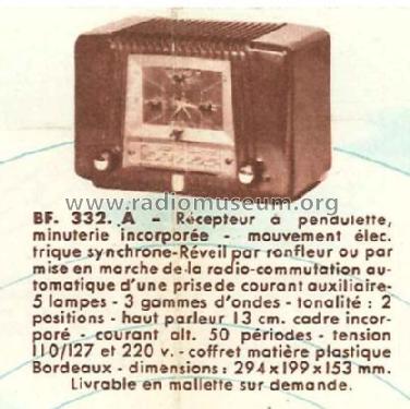 BF332A; Philips France; (ID = 877320) Radio