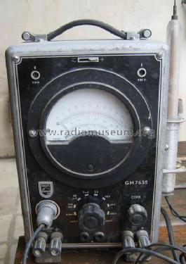 Controleur électronique, Vacuum Tube Multimeter GM7635; Philips France; (ID = 1025240) Ausrüstung