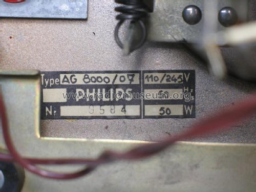 EL 3518 /02 Ch= AG 8000 /07; Philips France; (ID = 2437402) Sonido-V