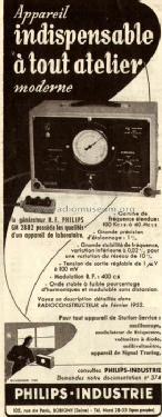 Générateur H.F GM2882; Philips France; (ID = 552273) Equipment