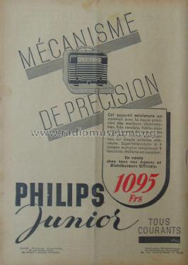 Junior A42U; Philips France; (ID = 2310961) Radio