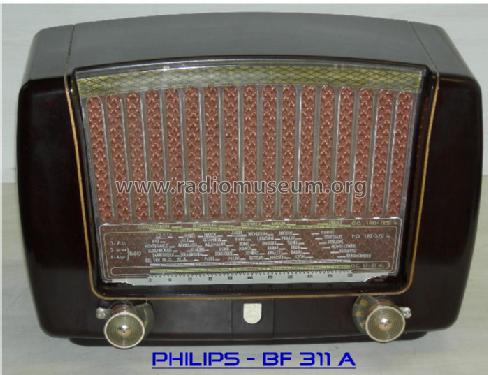 La Lyre BF311A , BF311A /25; Philips France; (ID = 460990) Radio