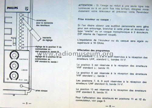 Multistandard 12M5860/1 Ch= TX3F; Philips France; (ID = 2125665) Televisore