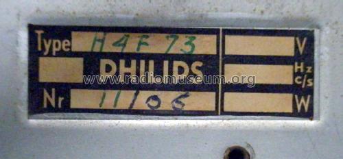 H4F73A AM/FM ; Philips France; (ID = 2460886) Radio