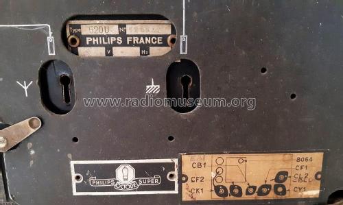 Octode Super 520U; Philips France; (ID = 2803754) Radio
