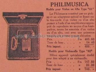 Philimusica 81 ; Philips France; (ID = 1810514) Microphone/PU
