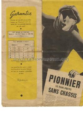 Pionnier V4A; Philips France; (ID = 1402974) Radio