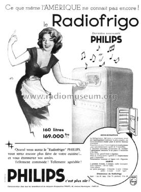 Radiofrigo Réfrigérateur avec Radio Ch= B3F01U; Philips France; (ID = 1705776) Misc