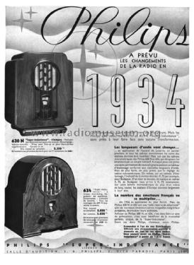 Super-Inductance 634C; Philips France; (ID = 1688783) Radio