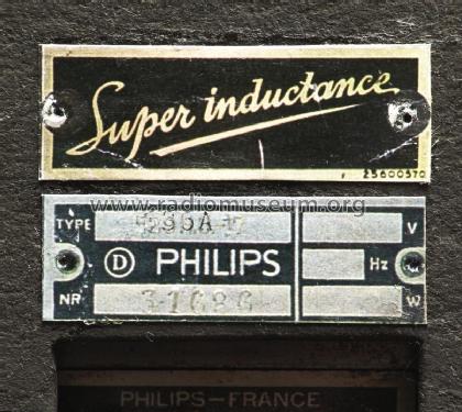 Super inductance 636A; Philips France; (ID = 3132664) Radio