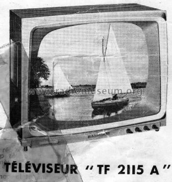 TF2115A; Philips France; (ID = 1806037) Televisore