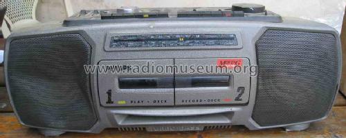 Stereo radio recorder TURBO-BASS AW7502 /00M; Philips Malaysia; (ID = 1685489) Radio